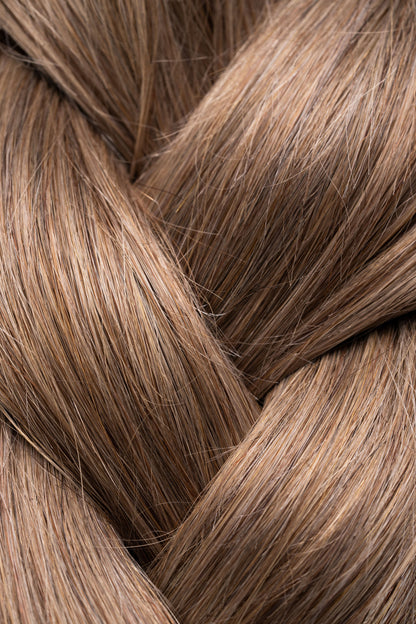 Premium Flip in Extensions Hellbraun