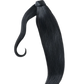 Premium Ponytail Rabenschwarz