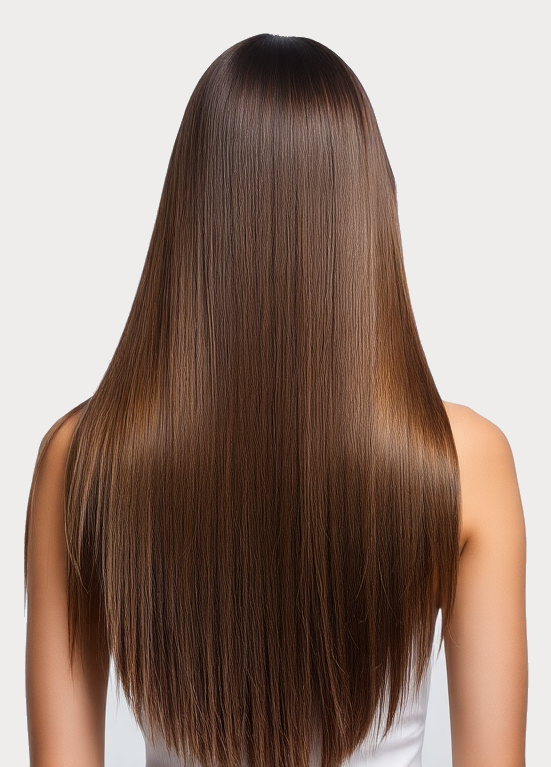 Premium Seamless Extensions Dunkelbraun