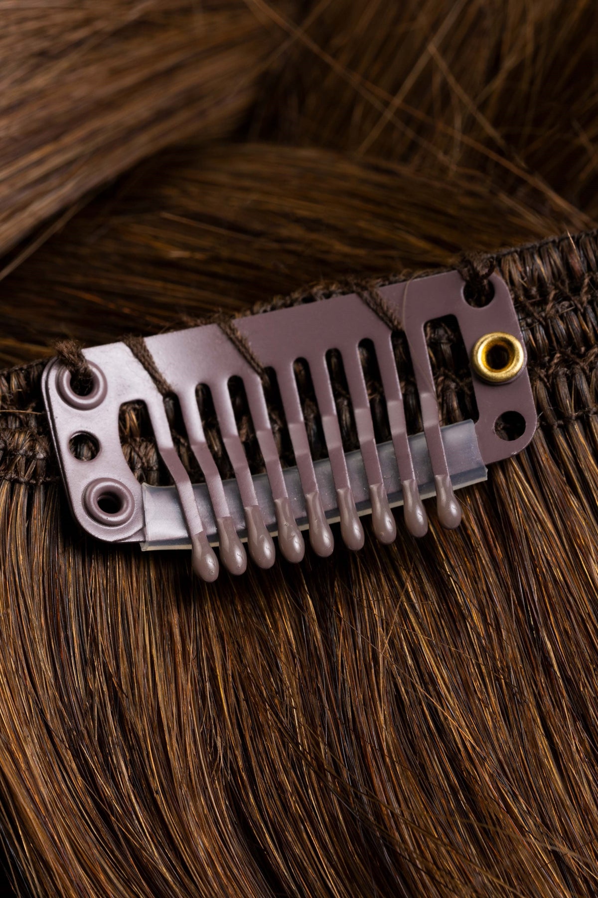 300 Gramm Clip in Extensions Schokoladenbraun
